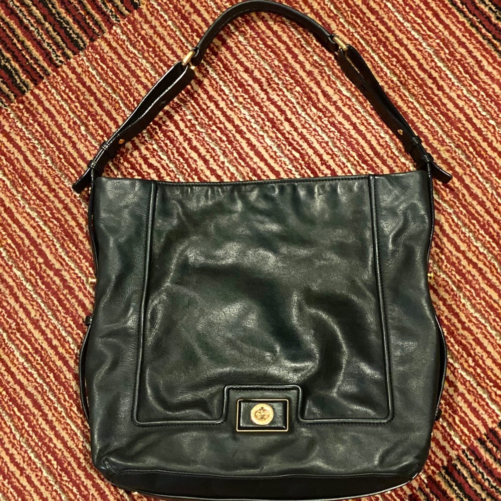 Marc by Marc Jacobs Black Leather Shoulder Bag